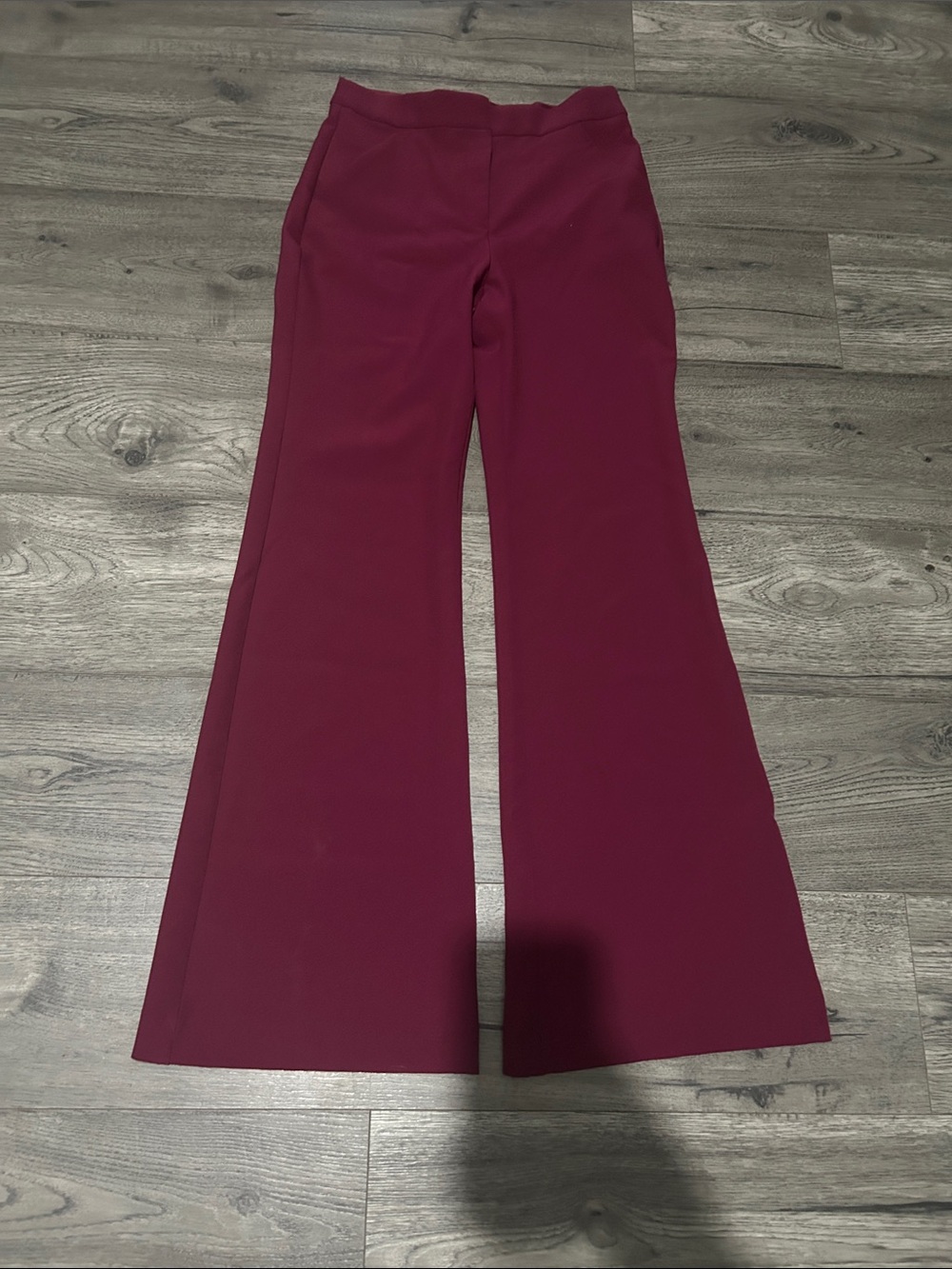 Express Burgundy Boot Cut Flare Pants